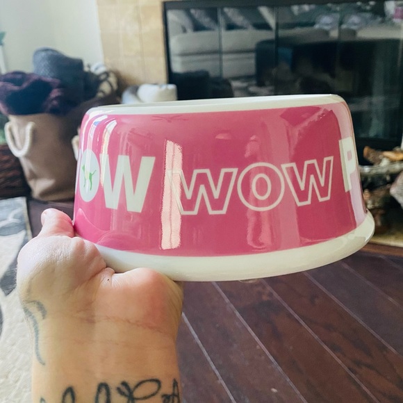 Victorias Secret Pink Dog Bowl
